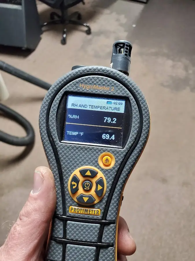 Moisture meter humidity assessment for Fire & Smoke Damage Restoration in Oak Brook